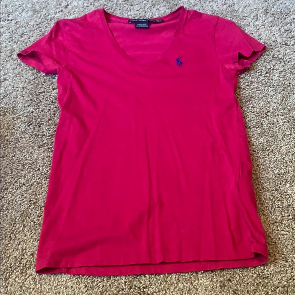 Ralph Lauren Maroon Tee